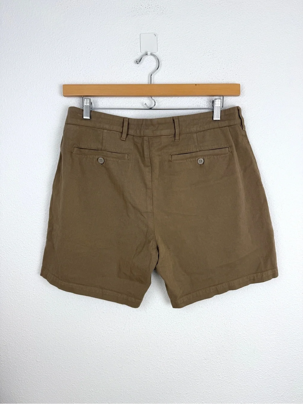 American Giant Men's Khaki Brown Chino Shorts 34
